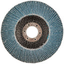 Norton 63642503532 4-1/2x7/8 In. Charger R822 ZA Center Mount Fiberglass HD Flat Flap Discs, Coarse, P60 Grit, 5 pack