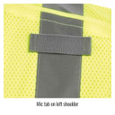 Black Stallion VS2025 ANSI Class 2 Break-Away Hi-Vis Safety Vest, Lime, Large