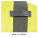 Black Stallion VS2030 ANSI Class 3 Short Sleeve Hi-Vis Safety Vest, Lime, Small