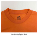 Black Stallion TF2511 NFPA 2112 & NFPA 70E FR Cotton Long Sleeve T-Shirt with Reflective Tape, Orange, 4X-Large