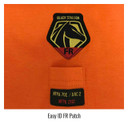 Black Stallion TF2511 NFPA 2112 & NFPA 70E FR Cotton Long Sleeve T-Shirt with Reflective Tape, Orange, 3X-Large