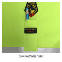 Black Stallion TF2511 NFPA 2112 & NFPA 70E FR Cotton Long Sleeve T-Shirt with Reflective Tape, Lime, Small