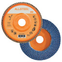 Walter 15W612 6x7/8 ALLSTEEL Flap Disc with Eco-Trim Backing 120 Grit Type 27, 10 pack