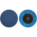 Norton 66261121041 1-1/2” BlueFire R884P TR (Type III) Quick-Change Cloth Discs, 36 Grit, Zirconia Alumina, 100 pack