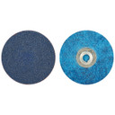Norton 66261138665 3” BlueFire R884P TS (Type II) Quick-Change Cloth Discs, 24 Grit, Zirconia Alumina, 25 pack