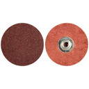 Norton 69957399637 2" Merit Aluminum Oxide TS (Type II) Quick-Change Cloth Discs, 24 Grit, 100 pack