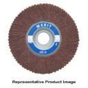 Norton 8834126014 4x2x5/8 In. Merit AO Very Fine Grit Arbor Hole Mount Non-Woven Interleaf Flap Wheels, 240 Grit, 10 pack