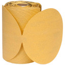 Norton 66261183807 5 In. Gold Reserve A296 No-Fil Aluminum Oxide Paper PSA Discs Roll, Medium, P100 Grit, 4 pack