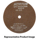 Norton 66252835054 6x.035x5/8 In. A60-OBNA2 AO Reinforced Toolroom Cut-Off Wheels, Type 01/41, 25 pack