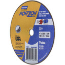 Norton 66243510675 4x.035x3/8 In. NorZon Plus SGZ CA/ZA Reinforced Cut-Off Wheels, Type 01/41, 60 Grit, 25 pack