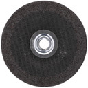 Norton 66252843207 4-1/2x1/4x5/8 - 11 In. BlueFire ZA/SC Foundry Grinding Wheels, Type 27, 24 Grit, 10 pack