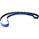 Norton 78072750016 2x132” BlueFire R884P Zirconia Alumina Cloth Narrow Backstand Belts, 36 Grit, Coarse, 10 pack