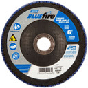 Norton 66623399298 6x7/8” BlueFire R884P Zirconia Alumina Plus Type 29 Flap Discs, 36 Grit, Coarse, 10 pack