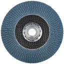 Norton 66261121287 4-1/2x5/8-11 In. Charger R822 ZA Arbor Thread Fiberglass Conical Flap Discs, Coarse, P80 Grit, 5 pack