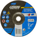 Norton 66252939207 7x1/8x7/8 In. Gemini Combo Pipeline AO Grinding and Cutting Wheels, Type 27, 24 Grit, 20 pack