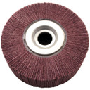 Norton 8834126009 6x2x1 In. Merit AO Very Fine Grit Arbor Hole Mount Non-Woven Interleaf Flap Wheels, 80 Grit, 10 pack