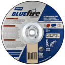Norton 66252843187 9x1/8x5/8 - 11 In. BlueFire FastCut INOX/SS ZA/AO Grinding and Cutting Wheels, Type 27, 30 Grit, 10 pack