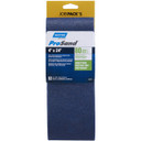 Norton 07660749276 4x24” ProSand BlueFire R831 Zirconia Alumina Cloth Portable Belts, 80 Grit, Medium, 5 pack