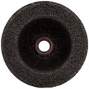 Norton 66253146920 5x2x5/8 In. BlueFire ZA Non-Reinforced Portable Snagging Wheels, Steel Back, Type 11, 16 Grit, 5 pack