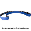 Norton 78072750287 4x132” BlueFire R884P Zirconia Alumina Cloth Narrow Backstand Belts, 36 Grit, Coarse, 10 pack
