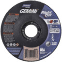 Norton 66253370065 4-1/2x.045x7/8 In. Gemini RightCut AO Right Angle Cut-Off Wheels, Type 27/42, Bulk, 24 Grit, 250 pack