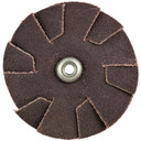 Norton 8834184145 2 in. Coated Specialties Pads & Slotted Discs, 100 Grit, 100 pack