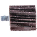 Norton 8834131010 1x1x1/4-20 In. Merit High Performance AO Threaded Shank Mini Flap Wheel, Medium, P120 Grit, 10 pack