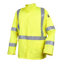 Black Stallion JF1117-HY Truguard 250 Hi-Vis Class 3 FR Cotton Welding Jacket, Yellow, Medium