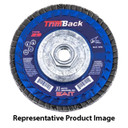 United Abrasives SAIT 70918 5x5/8-11 Trimback Type 29 Super Lock Hub Zirconium Flap Disc 40 Grit, 10 pack