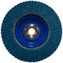 United Abrasives SAIT 70962 4-1/2x5/8-11 Trimback Type 27 Super Lock Hub Zirconium Flap Disc 60 Grit, 10 pack