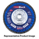 United Abrasives SAIT 70913 4-1/2x5/8-11 Trimback Zirconium Flap Discs, Type 29, 80 Grit, 10 pack
