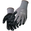 Black Stallion GC2030-GY AccuFlex Nitrile-Coated Nylon Glove, Small, 12 pack