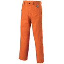 Black Stallion FO9-32P FR Cotton Work Pants, Orange, 32" Inseam, 48W