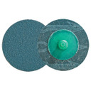 Walter 04D210 2" Twist Quick Change Topcut Finishing Discs Zirconia Alumina Sanding Discs 100 Grit Green, 50 pack