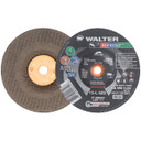 Walter 15L602 6x5/8-11 Flexcut Spin-On Grinding Wheels Contaminant Free Type 29S Grit 36, 25 pack