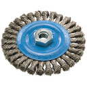 Walter 13L514 5x3/8x5/8-11 Wire Wheel Brush with Knot Twisted Wires .02 for Aluminum and Stainless Steel
