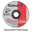 United Abrasives SAIT 27616 5x1/8x7/8 Challenger 3 Semi-Flexible Type 29 Grinding Blending Wheels 60 Grit, 10 pack