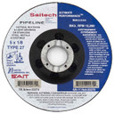 United Abrasives SAIT 22274 5x1/8x7/8 Saitech Pipeline Premium Cutting Grinding Wheels, 25 pack
