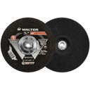 Walter 08B915 9x1/4x5/8-11 HP Spin-On Metal Hub High Performance Grinding Wheels Type 27S Grade A-24, 10 pack
