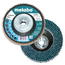 Metabo 629470000 4.5" x 5/8" - 11 Flapper Plus Abrasives Flap Discs 36 Grit, 5 pack