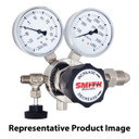Miller Smith 212-00-08 Silverline High Purity Analytical Single Stage Regulator, 100 PSI
