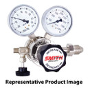 Miller Smith 222-00-09 Silverline High Purity Analytical Two Stage Regulator, 100 PSI