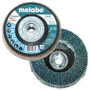 Metabo 629489000 4.5" x 7/8" Flapper Plus Jumbo Abrasives Flap Discs 80 Grit, 5 pack