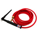 CK Worldwide CK17-12-RSF-M16 Air Cooled TIG Torch Kit, 150A, 12.5', 1-Pc Super-Flex with 1.4 Metric Female Connection