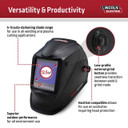 Lincoln Electric K4440-5 VIKING 3350 ADV Auto Darkening Welding Helmet with 4C Lens Technology, Hot Rodders