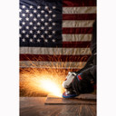 United Abrasives-SAIT 70984 4-1/2x5/8-11 TrimBack Stainless Flap Discs, Type 27, 120 Grit, 10 Pack