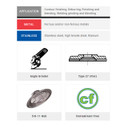 United Abrasives-SAIT 72327 4-1/2x5/8-11 Ovation Ceramic Plus High Density Plastic Backed Flap Discs, Type 27, 40 Grit, 10 pack