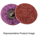 United Abrasives-SAIT 77361 2" Sait-Lok-R Ultimate Performance Surface Conditioning Discs, Medium (Maroon), 50 pack