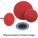 United Abrasives-SAIT 50960 3" Sait-Lok-R 9S Ceramic AO with Grinding Aid Premium Performance Laminated Disc for Stainless and Aluminum, 24 Grit, 50 Pack