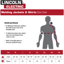 Lincoln Electric K5267-L Arc Rated FR Welding T-Shirt, Large